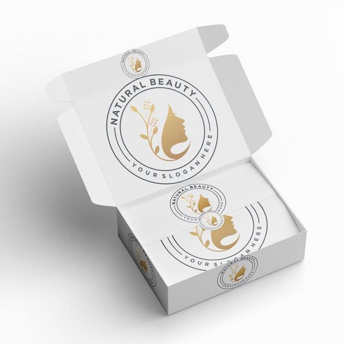Caja de correo de envío corrugado con logotipo personalizado para entrega de envases de tiendas ecológicas 12
