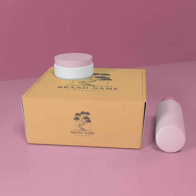 Cajas de embalaje de maquillaje cosmético ecológico Cajas de envío postal de cartón corrugado 12