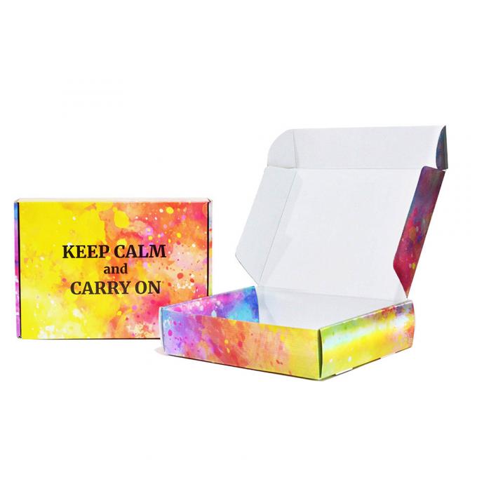 Caja corrugada de papel de envío grande reutilizable impresa a medida para impresión de champú 6