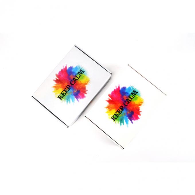 Caja de embalaje cosmético plegable de cartón ondulado con logotipo personalizado para correo de envío 4
