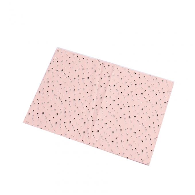 Impresión digital Logotipo impreso a medida Papel de tejido de regalo rosa para ropa de embalaje 5