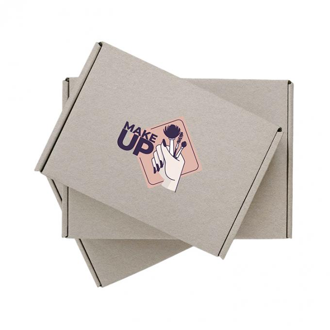 Pedido personalizado Logotipo personalizado Impreso Elegante Moda Regalo Mailer Papel de cartón Papel de pestañas Embalaje de envío Caja 5