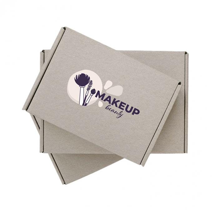 Pedido personalizado Logotipo personalizado Impreso Elegante Moda Regalo Mailer Papel de cartón Papel de pestañas Embalaje de envío Caja 6