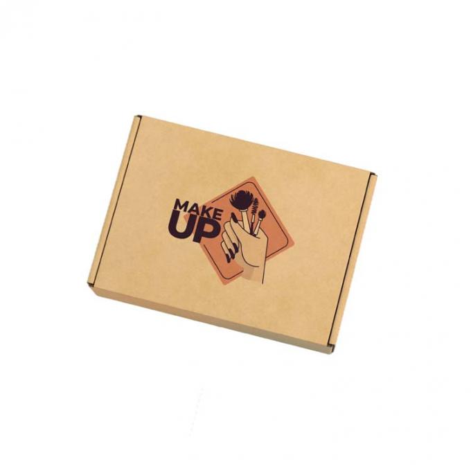 Envases de papel corrugado de cartelería para ropa de vestir envases cosméticos cajas de suscripción 7