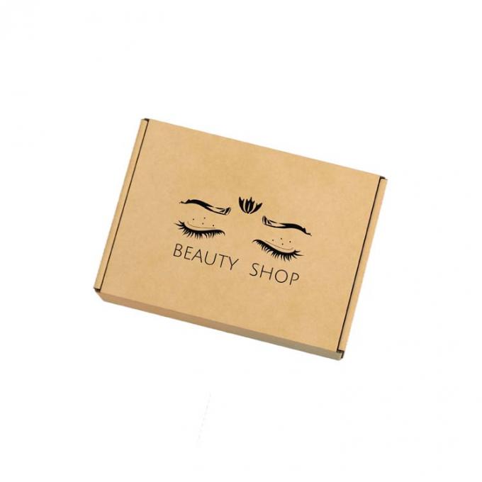 Envases de papel corrugado de cartelería para ropa de vestir envases cosméticos cajas de suscripción 6