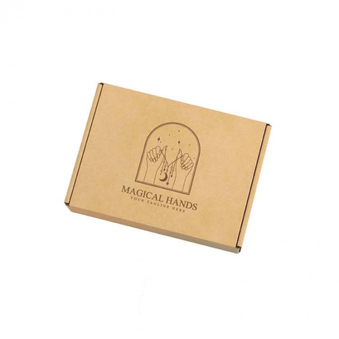 Envases de papel corrugado de cartelería para ropa de vestir envases cosméticos cajas de suscripción 9