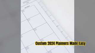 Cuadernos planificadores semanales personalizados para 2024