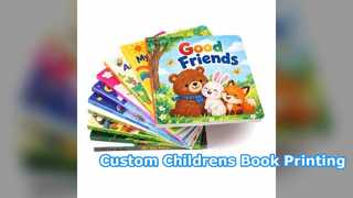 Impresión de libros infantiles personalizados directo de fábrica B2B