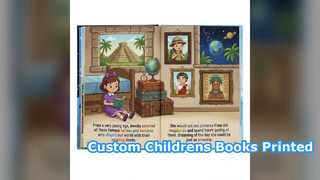 Servicios personalizados de impresión de libros de tapa dura para niños