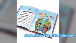 Servicios personalizados de impresión de libros de tapa dura para niños
