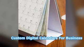 Solución de marca de oficina de calendario digital personalizada