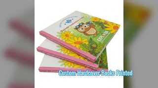 Servicios personalizados de impresión de libros de tapa dura para niños