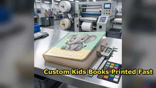 Servicios personalizados de impresión de libros de tapa dura para niños