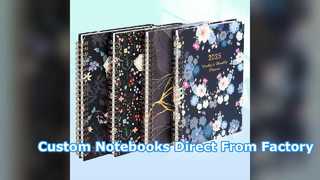 Cuadernos de espiral personalizados con alambre o directo de fábrica