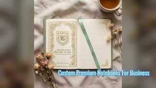 Cuadernos de tapa dura premium personalizados para su empresa