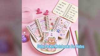Lindos minicuadernos de bolsillo para tomar notas rápidas mientras viaja