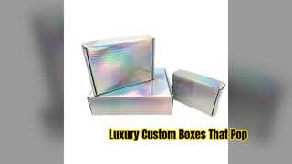 Cajas de envío impresas a todo color de lujo personalizadas