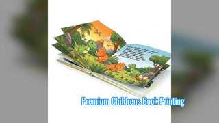 Servicios personalizados de impresión de libros de tapa dura para niños