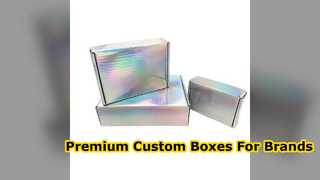 Cajas de envío impresas a todo color de lujo personalizadas