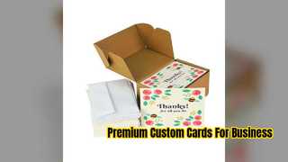 Tarjetas de agradecimiento comerciales personalizadas Impresión profesional