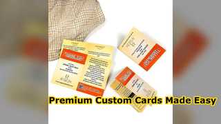 Tarjetas de agradecimiento personalizadas Impresión UV y Offset premium