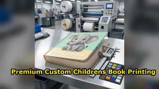 Servicio personalizado de impresión de libros infantiles de tapa dura