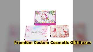 Cajas de regalo cosméticas automontables personalizadas para su marca