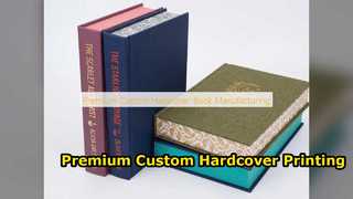 Servicios premium de fabricación de libros de tapa dura personalizados