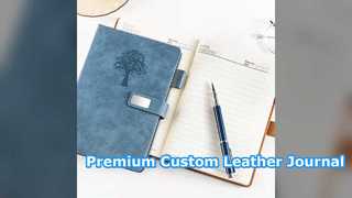 Cuaderno de diario de cuero PU personalizado con cierre magnético