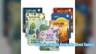 Fabricación de cuadernos de espiral YO personalizados de primera calidad