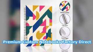 Fabricación de cuadernos de espiral personalizados premium B2B