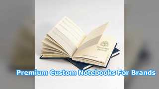 Cuadernos de tapa dura premium personalizados para su marca