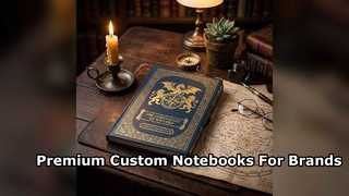 Cuadernos de tapa dura de lujo personalizados para marca corporativa