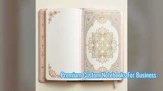 Cuadernos de tapa dura premium personalizados para su empresa