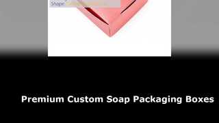 Cajas de jabón hechas a mano personalizadas con embalaje de ventana