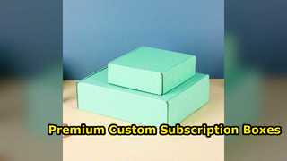 Cajas de suscripción de ropa personalizadas Embalaje premium