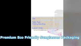 Cajas de embalaje de gafas de sol ecológicas personalizadas